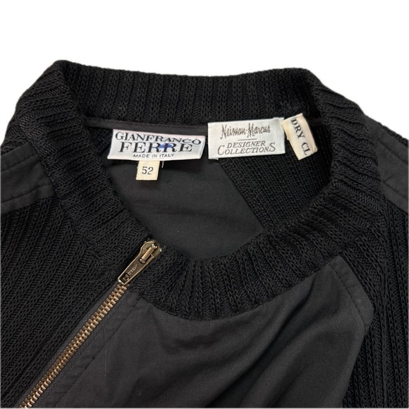 Vintage Gianfranco Ferre Neiman Marcus Zip Sweatshirt - Picture 5 of 7